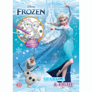 FROZEN สมุดระบายสีและเกมแสนสนุก SPARKLE & LIGHT + ชุดเครื่องเขียน